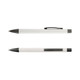 A set of two Aspen Paper Pens in white with black accents, featuring clips for easy attachment.