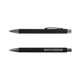 Two Aspen Paper Pens in black and dark grey, featuring a sleek design and a clip for easy attachment.