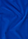 A smooth, vibrant blue fabric, showcasing a rich texture and colour, suitable for tunic designs.
