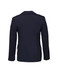 A women's longline jacket in dark navy with a fitted design and button details on the sleeves. It features a logo.