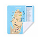 A microfibre cleaning mouse pad featuring a colourful map of Qatar with landmarks and activities illustrated. It has a branding logo.