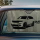 Concertina Metallic Car Sun Shade