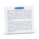 A pack of Sunburn Alert Stickers in a white box. It has a logo and provides information about sun protection.