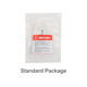 A sealed package containing a custom car air freshener with instructions. The package includes safety information.