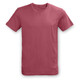 A unisex T-shirt in a muted pink colour with short sleeves and a round neckline, featuring a logo. A unisex T-shirt in a muted pink colour with short sleeves and a round neckline, featuring a logo.