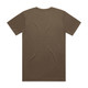 A plain brown Block Tubular Tee shirt with short sleeves and a logo on the back.