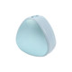 A teal 3-in-1 retractable portable charging cable with a smooth, rounded design and a subtle metallic finish.