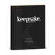 A black recipe journal with a sleek design, featuring a logo and promotional text on the cover.