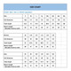 A size chart for the 100% Poly Micro Mesh Sublimated Basic Long Sleeves POLO, detailing measurements for men, women, and kids.
