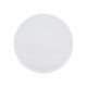 A round white game board for the Jumping Frog Game, featuring a smooth surface and an outer edge.