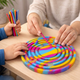 Sensory Activity Board (Rainbow colour)