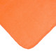 An orange Polar Blanket featuring a soft, plush texture with rounded corners.