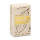 A box of drinking chocolate in beige with a logo, featuring ingredients and gluten-free, vegan labels.
