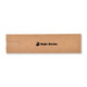 A brown packaging box featuring a logo, designed to hold a pen or similar item.