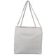 A Lively Tote Bag in a light gray color, featuring two long straps for easy carrying and a spacious design.