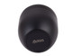 A vacuum food pod in sleek black with a branded logo on the base.