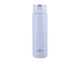 A drink bottle in light blue with a sleek design and a logo. It features a screw-on lid for easy access. A drink bottle in light blue with a sleek design and a logo. It features a screw-on lid for easy access.