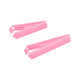 Two pink Medium Food Bag Seal Clips are positioned together, featuring a simple design and a small logo.