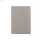 A grey washable paper notebook with a smooth cover and rounded corners, featuring a logo on the front.