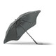 A grey BLUNT Classic Umbrella with a sleek design and a sturdy base, featuring a logo on the handle.