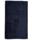 A navy blue golf towel measuring 38 x 65 cm, featuring a textured surface and a stitched border.