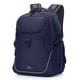 A navy blue High Sierra Access 4.0 Backpack with multiple compartments and padded straps. It features a logo.