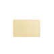 A bamboo business card in a natural finish, featuring a smooth surface and rounded edges.
