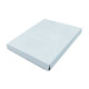 A flat, white promotional box with a simple design, suitable for packaging.