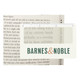 A pocket ruler magnifier with sleeve, featuring a clear design and a logo underneath, mainly in white and green.