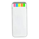 A highlighter set featuring five neon-coloured highlighters in a compact case with a protective cover.
