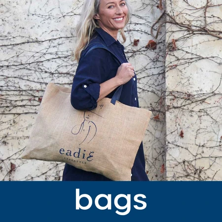 promotional merch bags, backpacks, shoppers