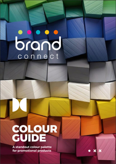 Promotional merchandise catalogue sorted by colour
