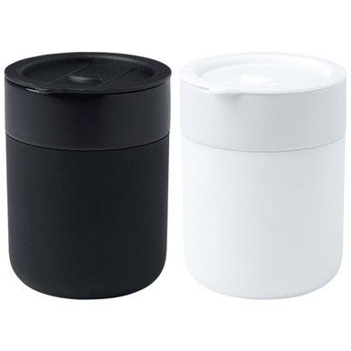 Java 330 ml Ceramic Tumbler w/ Silicone Wrap - Brandconnect