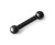 8g 316L Surgical Steel Black PVD Coated Straight Barbell