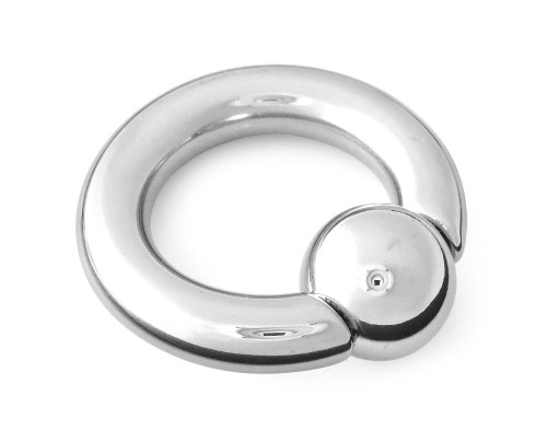 4g CBR 316L Surgical Steel Captive Bead Ring - Scrap Metal 23