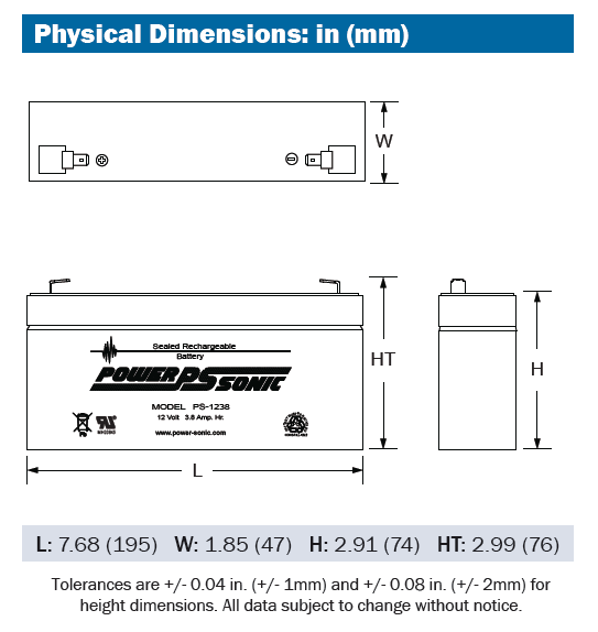 Powersonic PS-1238