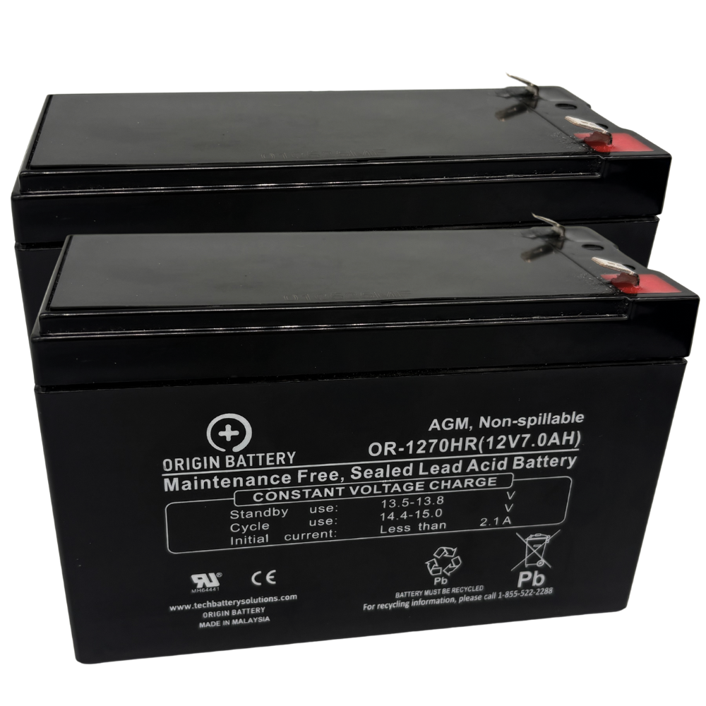 Razor E300 Electric Scooter Battery Set - Replace UPS Battery