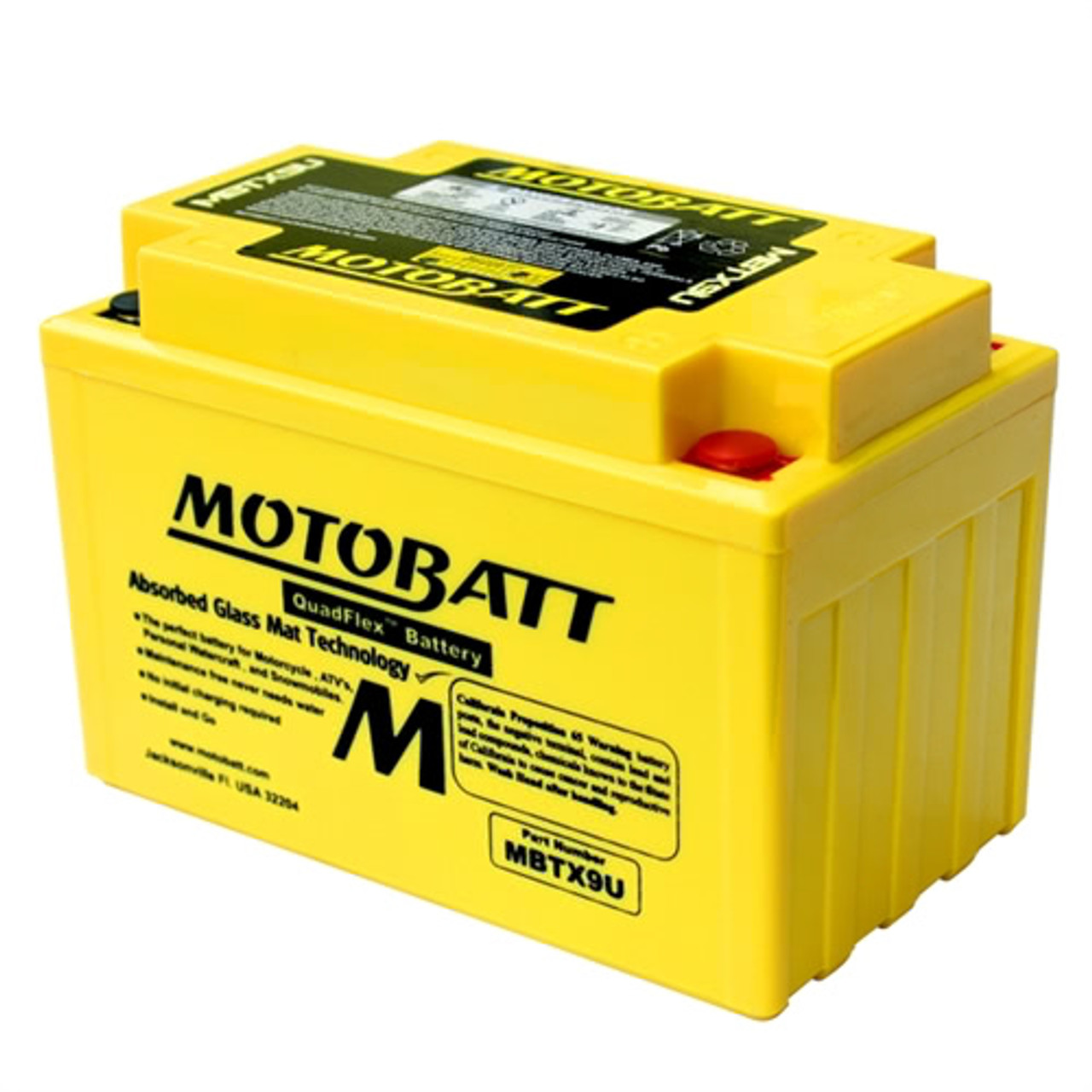 YTX9-BS FA - Maintenance Free AGM Motorcycle & Powersport batteries