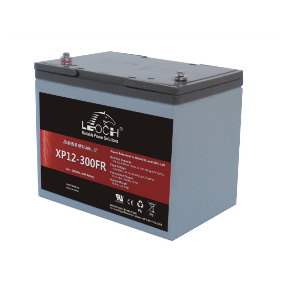 Leoch XP12-300FR High Rate AGM Battery
