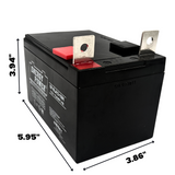 EP-SLA12-15 B1 12V 15Ah SLA Battery - AGM Technology