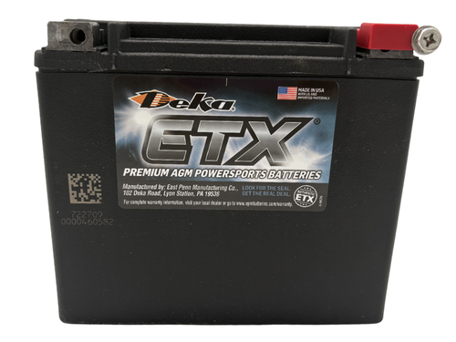 Harley Davidson 65989-97C Battery Replacement | Deka ETX20L | 12V 310CCA AGM | Compatible with 65989-97D/97E