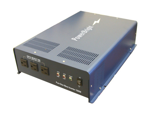 Power Bright APS1500-12 Pure Sine Inverter 1500 Watt 12 Volt