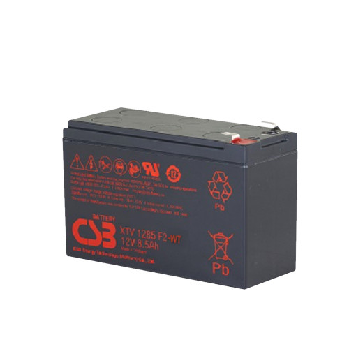 CSB XTV1285F2-WT 12V 8.5Ah wind turbine battery, replaced by the XTV1272F2FR-WT, F2 tab