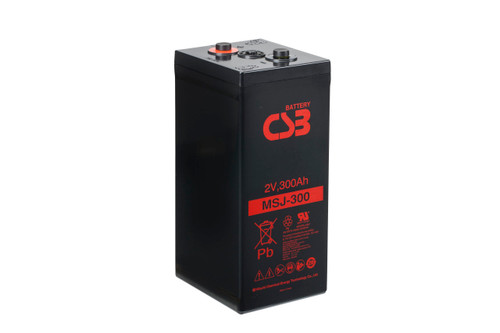 CSB MSJ-300 2V 304Ah pure lead AGM standby cell