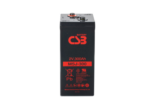 CSB MSJ-300 2V 304Ah pure lead AGM standby cell
