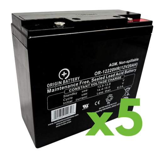 ZVGREEN HS Electric 4-Wheel Mobility Scooter Battery Replacement Kit