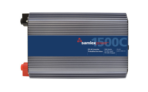SAM-1500C-12 top view showing chassis and labeling