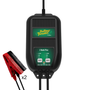 Deltran Battery Tender 2-Bank 022-0165-DL-WH charger in the current housing with two sets of battery clips