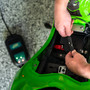 Battery Tender 2-Bank two-battery charger photographed from a second angle