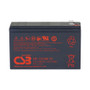 CSB HR1224W 12V high rate AGM UPS battery, F2 Faston tab, 27W per cell